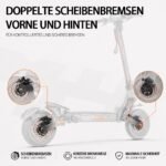 Kukirin G2 E-Scooter, 10" Reifen, bis 55 km Reichweite, Elektro-Scooter für Alltag & Freizeit – Bild 4