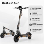Kukirin G2 E-Scooter, 10" Reifen, bis 55 km Reichweite, Elektro-Scooter für Alltag & Freizeit – Bild 2