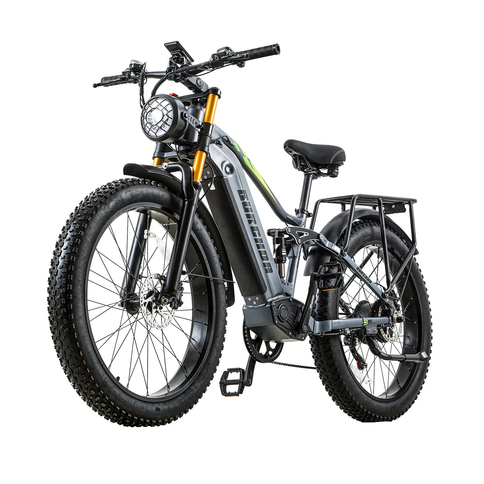 71Sn1xfNPFL BURCHDA E-Bike mit Doppel-Motor, 95/190 Nm Drehmoment, 48V 20Ah Akku, für Damen & Herren – Bild 1
