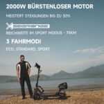 Segway-Ninebot MAX G3 D E-Scooter, Straßenzulassung, bis 80 km Reichweite, 130 kg Tragkraft, Hydraulikfederung – Bild 9